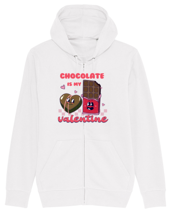 retro chic de Ziua Îndrăgostiților - Chocolate is my valentine White