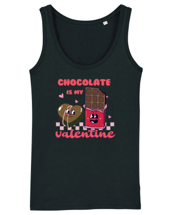 retro chic de Ziua Îndrăgostiților - Chocolate is my valentine Black