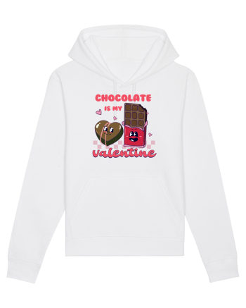 retro chic de Ziua Îndrăgostiților - Chocolate is my valentine White