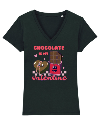 retro chic de Ziua Îndrăgostiților - Chocolate is my valentine Black