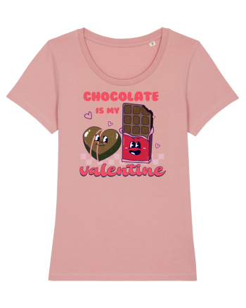 retro chic de Ziua Îndrăgostiților - Chocolate is my valentine Canyon Pink