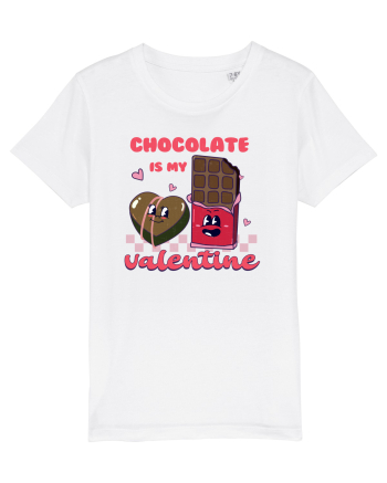 retro chic de Ziua Îndrăgostiților - Chocolate is my valentine White