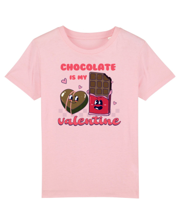 retro chic de Ziua Îndrăgostiților - Chocolate is my valentine Cotton Pink