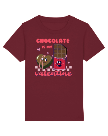 retro chic de Ziua Îndrăgostiților - Chocolate is my valentine Burgundy