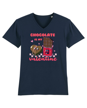 retro chic de Ziua Îndrăgostiților - Chocolate is my valentine French Navy