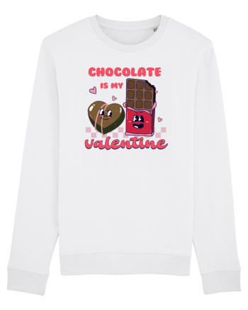 retro chic de Ziua Îndrăgostiților - Chocolate is my valentine White