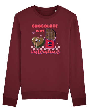 retro chic de Ziua Îndrăgostiților - Chocolate is my valentine Burgundy