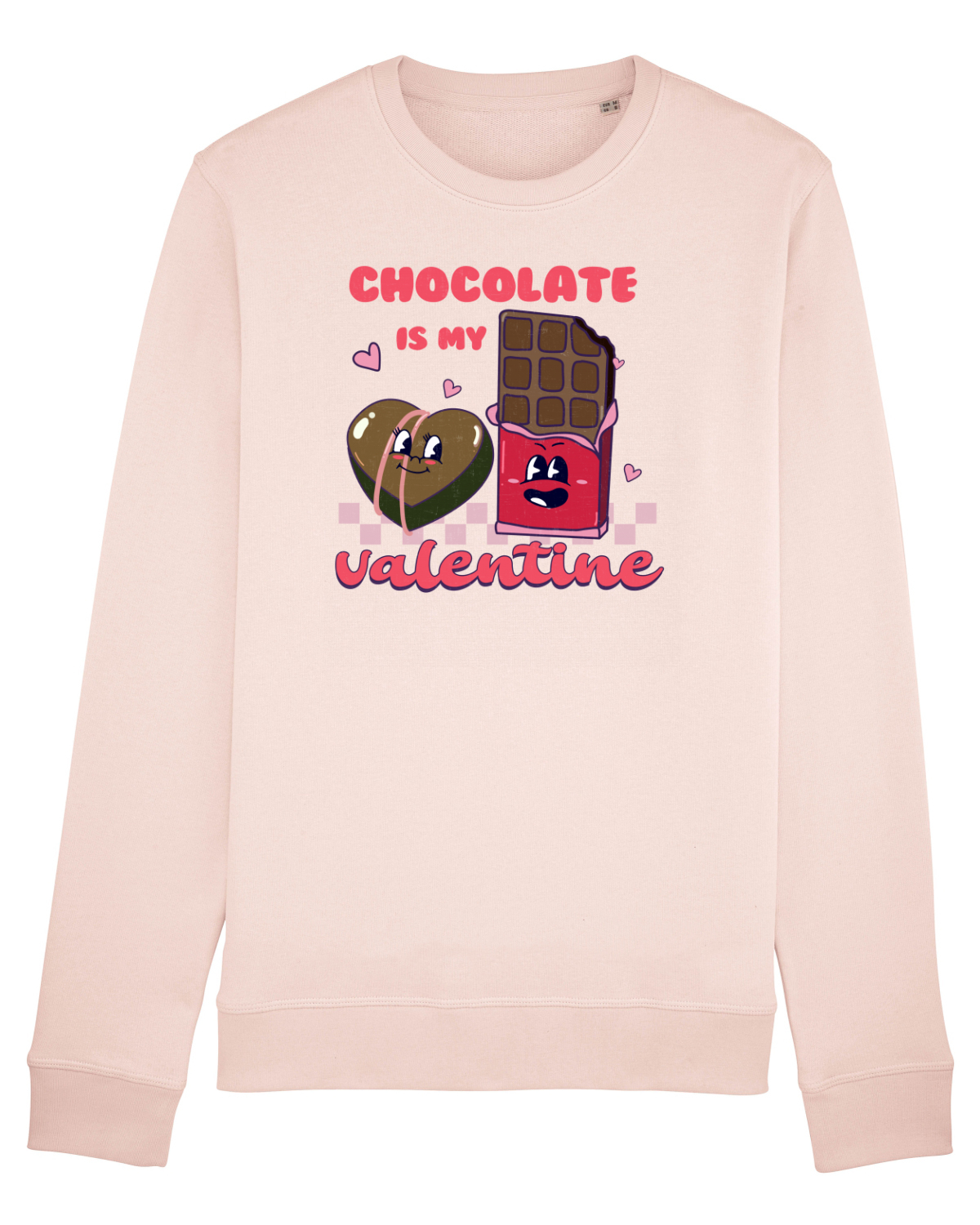 Bluză mânecă lungă Unisex Rise Candy Pink