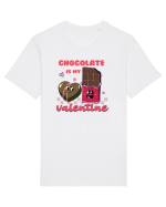retro chic de Ziua Îndrăgostiților - Chocolate is my valentine Tricou mânecă scurtă Unisex Rocker