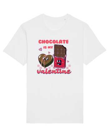 retro chic de Ziua Îndrăgostiților - Chocolate is my valentine White