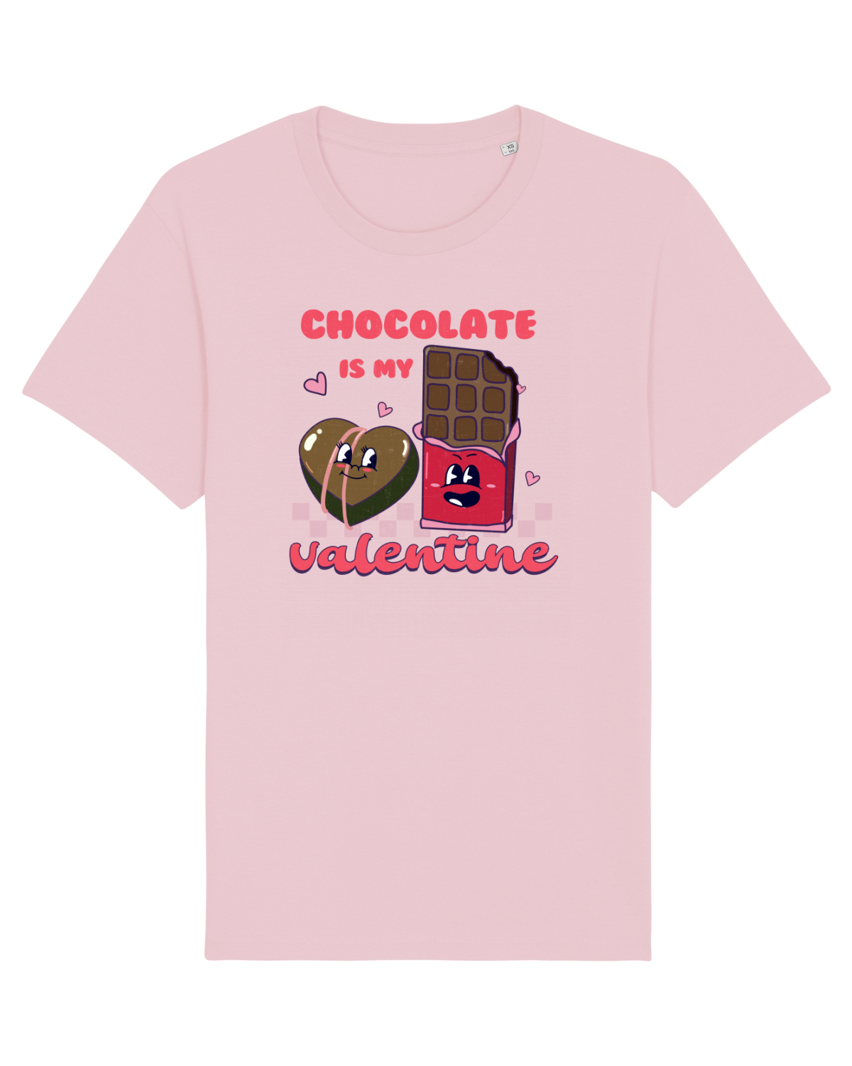 Tricou mânecă scurtă Unisex Rocker Cotton Pink