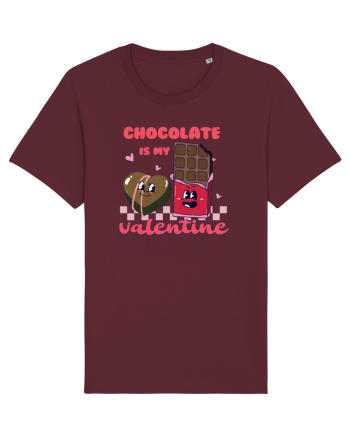 retro chic de Ziua Îndrăgostiților - Chocolate is my valentine Burgundy