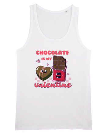 retro chic de Ziua Îndrăgostiților - Chocolate is my valentine White