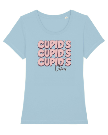 retro chic de Ziua Îndrăgostiților - Cupid vibes Sky Blue