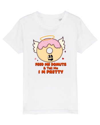 retro chic de Ziua Îndrăgostiților - Feed me donuts and tell me I am pretty White