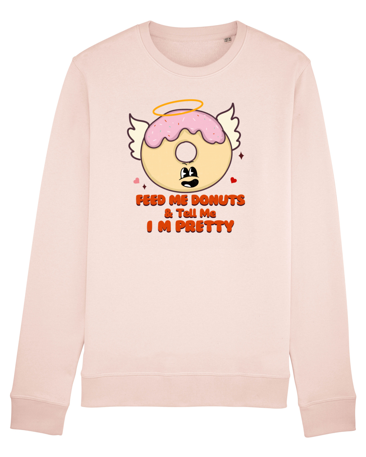 Bluză mânecă lungă Unisex Rise Candy Pink