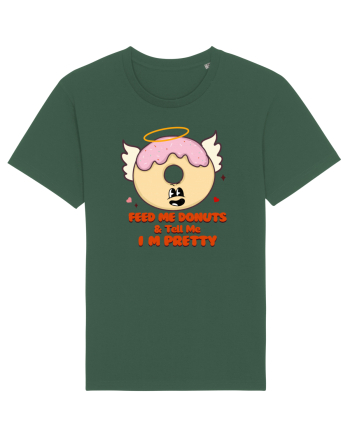 retro chic de Ziua Îndrăgostiților - Feed me donuts and tell me I am pretty Bottle Green