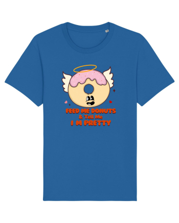 retro chic de Ziua Îndrăgostiților - Feed me donuts and tell me I am pretty Royal Blue