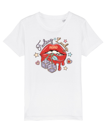 retro chic de Ziua Îndrăgostiților - Feeling Lucky White