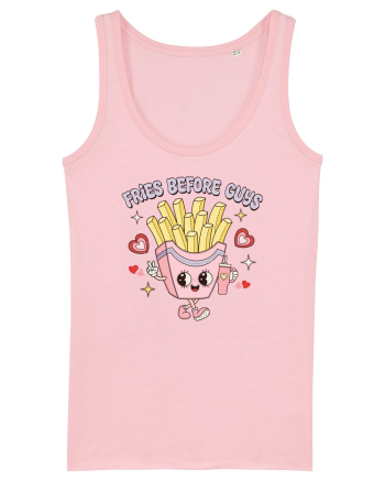 retro chic de Ziua Îndrăgostiților - Fries Before Guys Cotton Pink