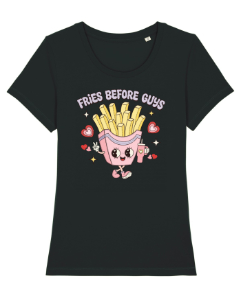 retro chic de Ziua Îndrăgostiților - Fries Before Guys Black