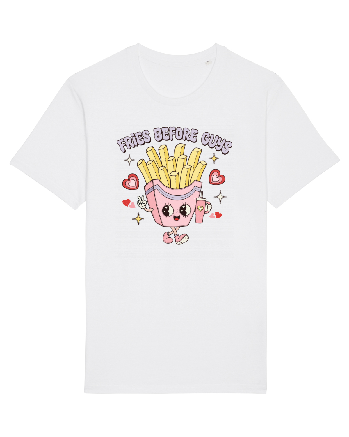 Tricou mânecă scurtă Unisex Rocker White