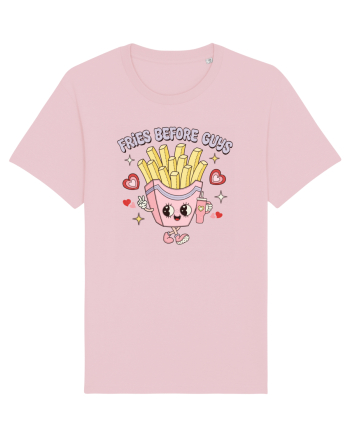 retro chic de Ziua Îndrăgostiților - Fries Before Guys Cotton Pink
