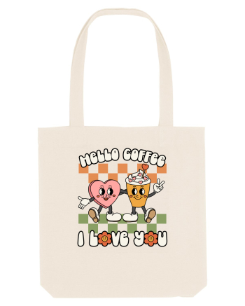 retro chic de Ziua Îndrăgostiților - Hello Coffee, I love you Natural