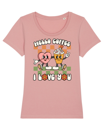 retro chic de Ziua Îndrăgostiților - Hello Coffee, I love you Canyon Pink