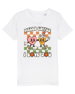 retro chic de Ziua Îndrăgostiților - Hello Coffee, I love you Tricou mânecă scurtă  Copii Mini Creator