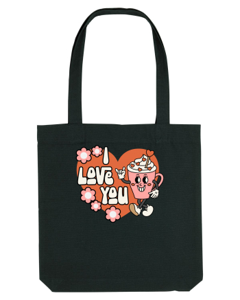 retro chic de Ziua Îndrăgostiților - I Love You Black