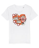 retro chic de Ziua Îndrăgostiților - I Love You Tricou mânecă scurtă  Copii Mini Creator
