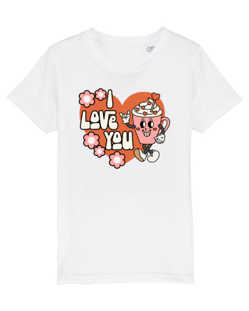 retro chic de Ziua Îndrăgostiților - I Love You White