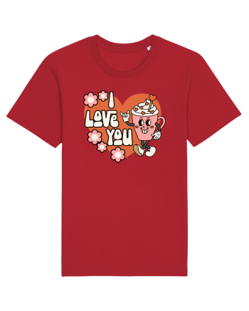 retro chic de Ziua Îndrăgostiților - I Love You Red
