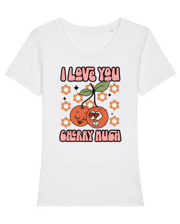 retro chic de Ziua Îndrăgostiților - I love You Cherry Much White