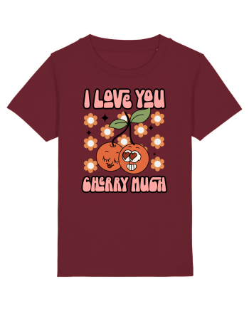 retro chic de Ziua Îndrăgostiților - I love You Cherry Much Burgundy