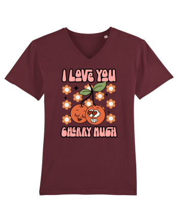 retro chic de Ziua Îndrăgostiților - I love You Cherry Much Burgundy
