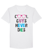 Cool Tricou mânecă scurtă guler larg Bărbat Skater