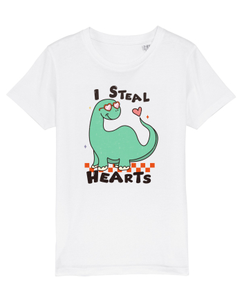 retro chic de Ziua Îndrăgostiților - I steal hearts White