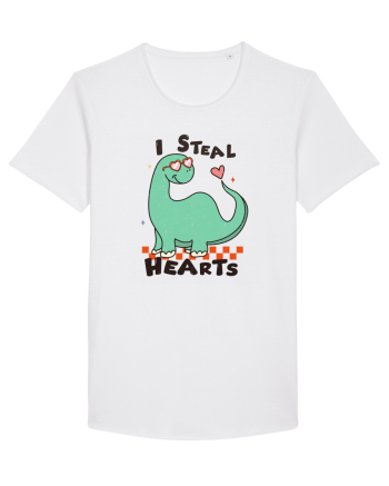 retro chic de Ziua Îndrăgostiților - I steal hearts White