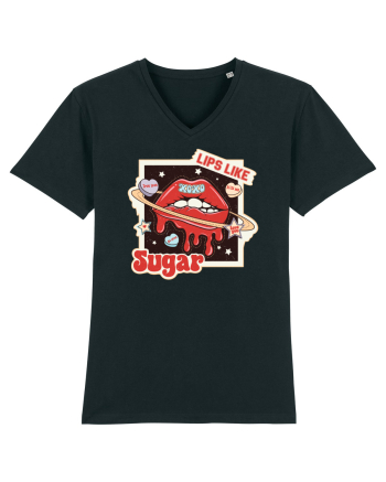 retro chic de Ziua Îndrăgostiților - Lips like sugar Black