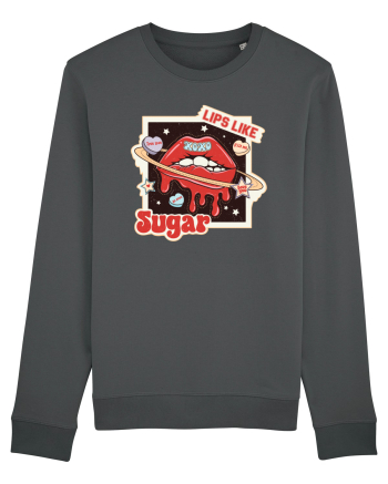 retro chic de Ziua Îndrăgostiților - Lips like sugar Anthracite
