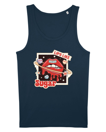 retro chic de Ziua Îndrăgostiților - Lips like sugar Navy