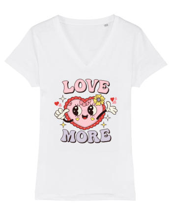 retro chic de Ziua Îndrăgostiților - Love More White