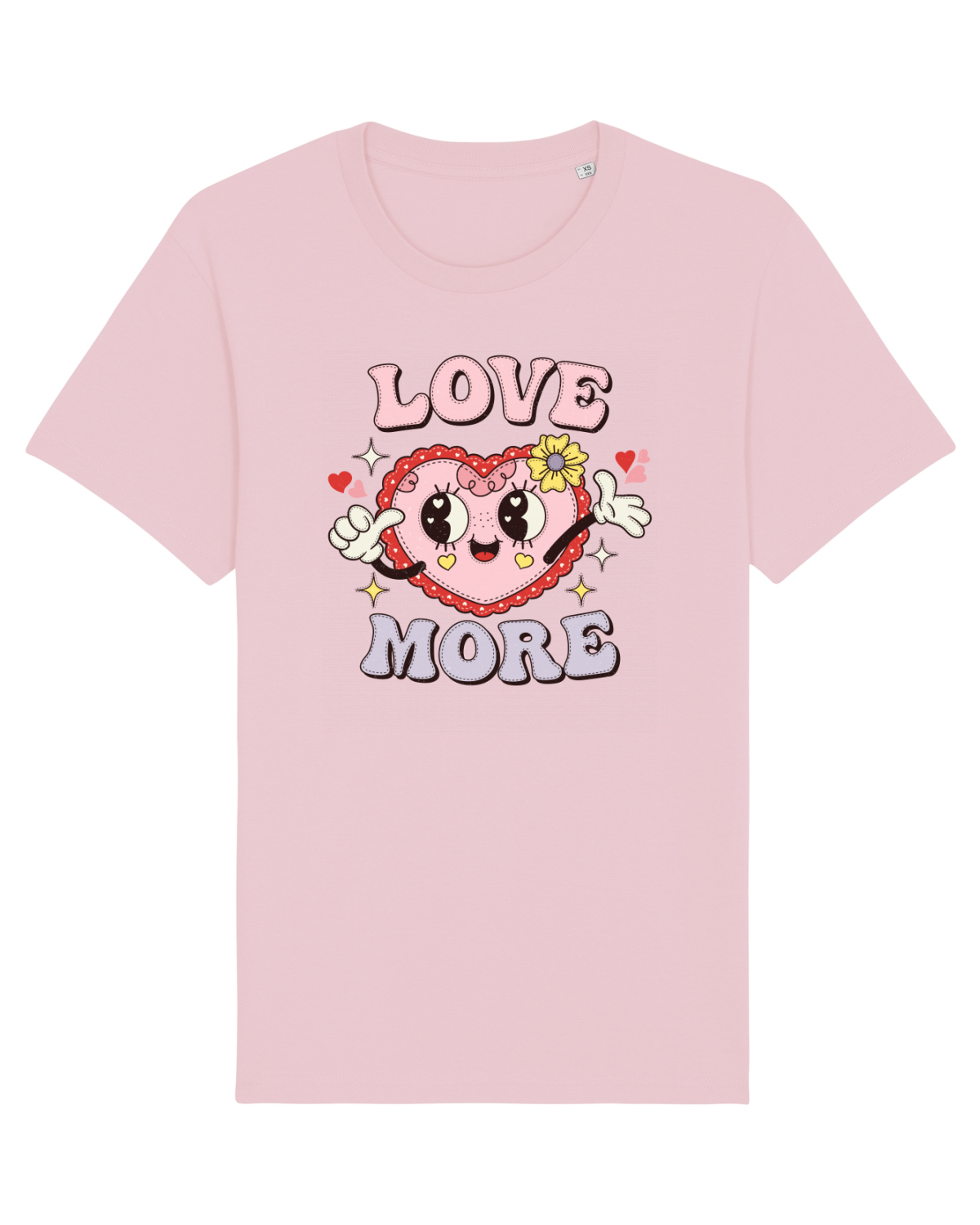 Tricou mânecă scurtă Unisex Rocker Cotton Pink