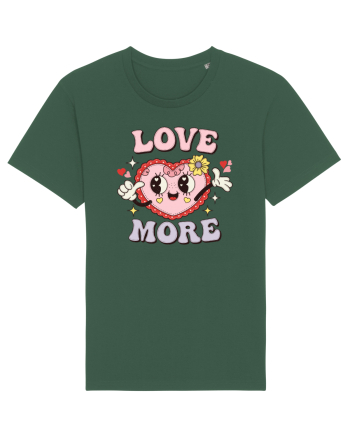retro chic de Ziua Îndrăgostiților - Love More Bottle Green