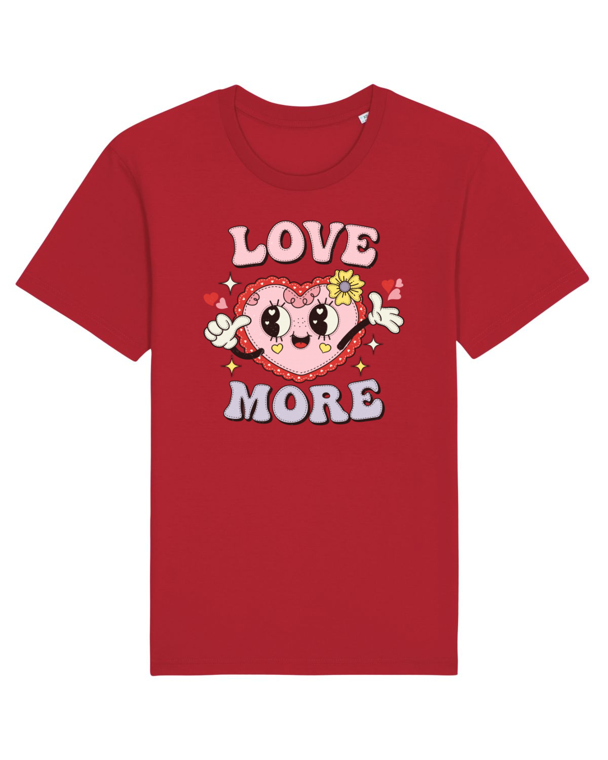Tricou mânecă scurtă Unisex Rocker Red