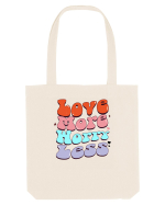 retro chic de Ziua Îndrăgostiților - Love more worry less Sacoșă textilă