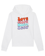 retro chic de Ziua Îndrăgostiților - Love more worry less Hanorac Unisex Drummer