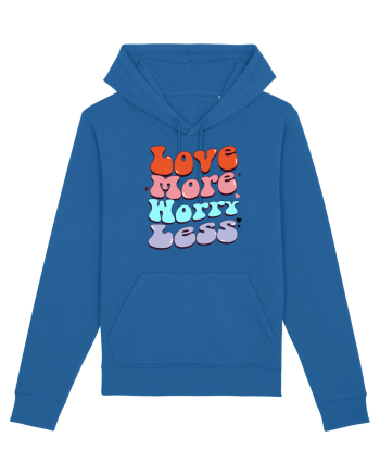 retro chic de Ziua Îndrăgostiților - Love more worry less Royal Blue